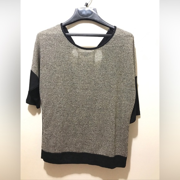 FRIEND Sweaters - FRIEND METALLIC RACERBACK BATWING TOP -  S